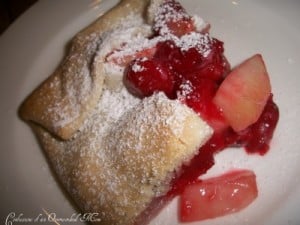 Pear and Cherry Galette Pear and Cherry Galette, recipe, fruit recipe, pie recipe, galette recipe