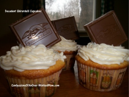 Decadent Ghirardelli Cupcake Recipe Decadent Ghirardelli Cupcake Recipe