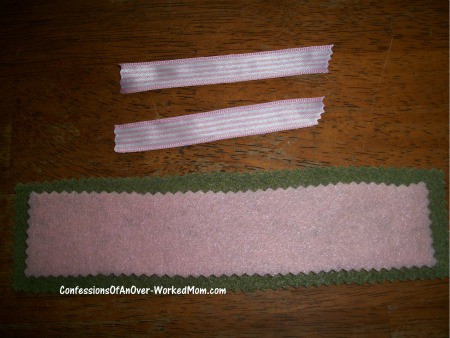 Easter bookmark cut pieces Easter bookmark cut pieces