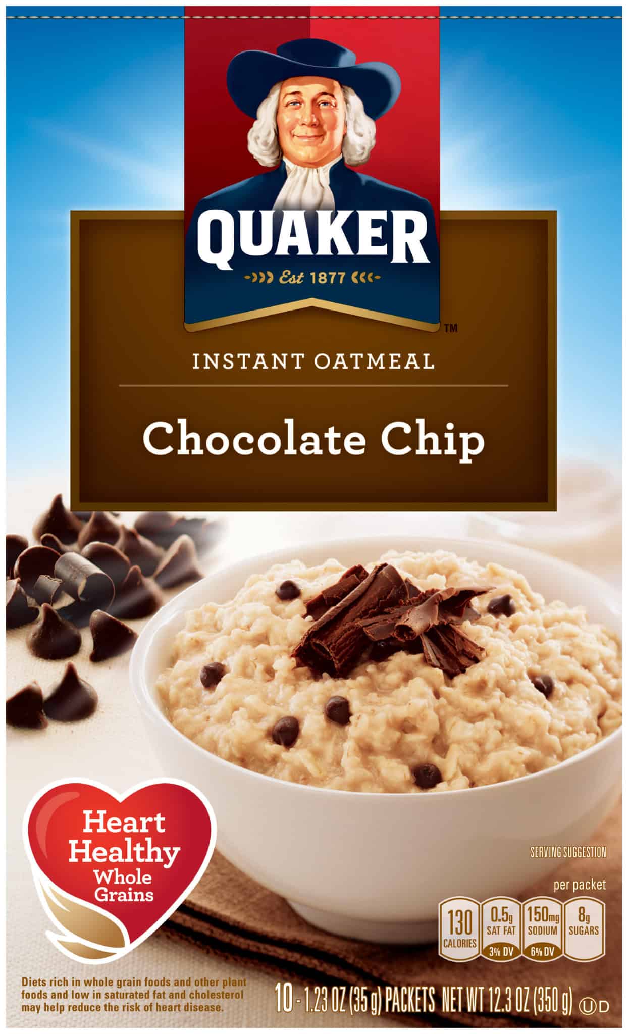 Instant Quaker Oatmeal Chocolate Chip Instant Quaker Oatmeal Chocolate Chip
