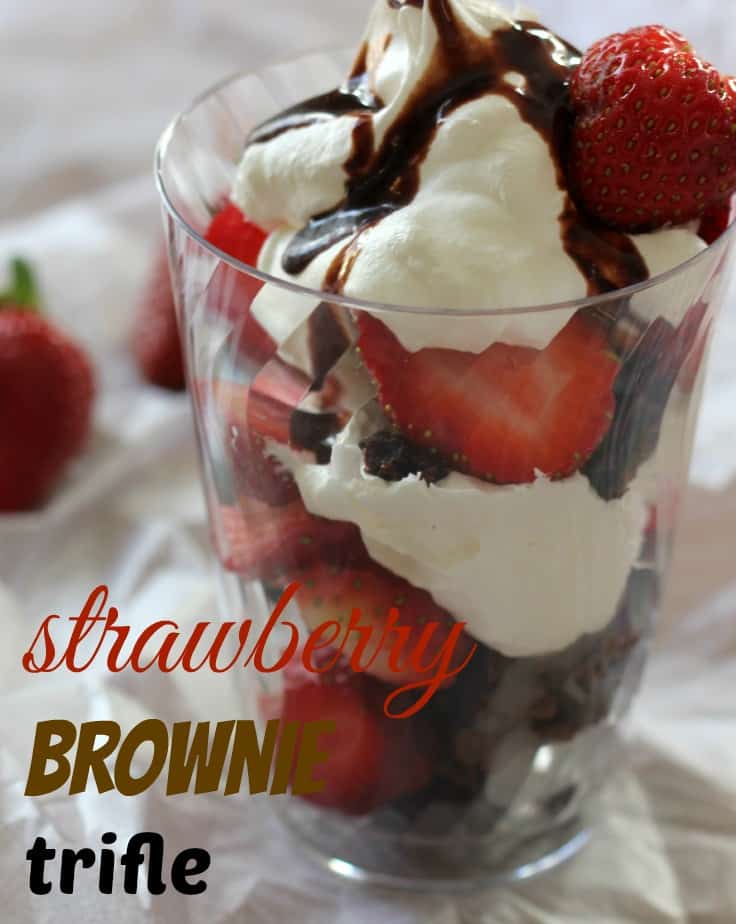 Strawberry Brownie Trifle image