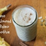 Paleo smoothie Banana Almond