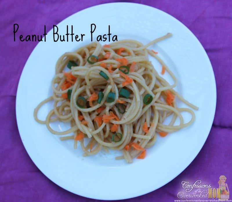 peanut butter pasta recipe