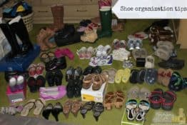 Shoe organization tips